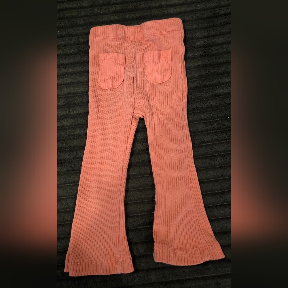 Daisy Fuentes Ribbed Coral Leggings for Kids